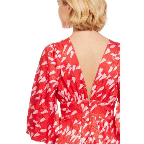 NEW EVA FRANCO everly dress in taffy bloom - Picture 3 of 3